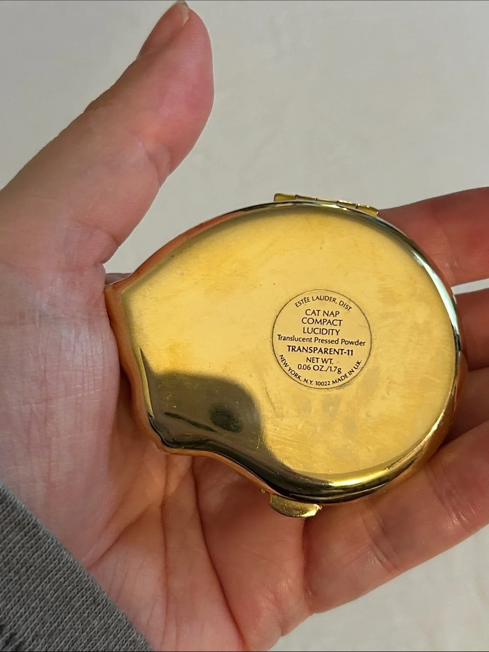 Vintage RARE 1996 Estee Lauder Lucidity Translucent Pressed Powder Compact